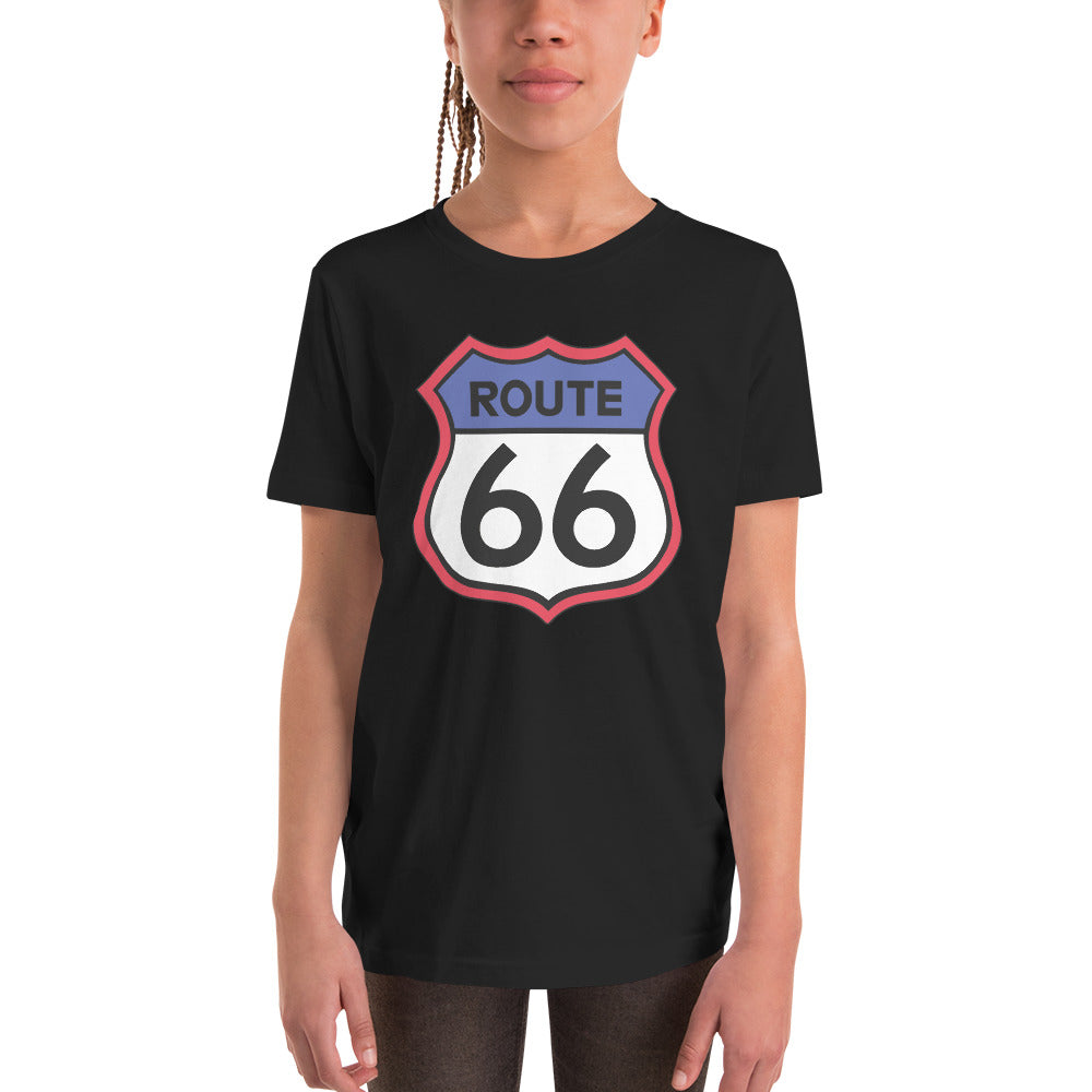 Route 66 Kurzarm-T-Shirt für Kinder