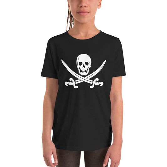 Kids Jolly Roger pirate flag Short Sleeve T-Shirt