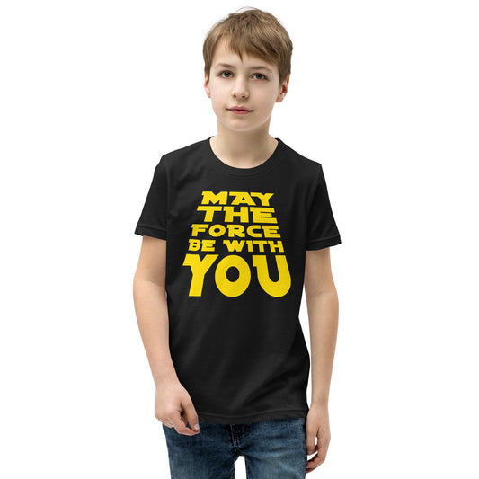 Kids May the Force be With You Short Sleeve T-Shirt