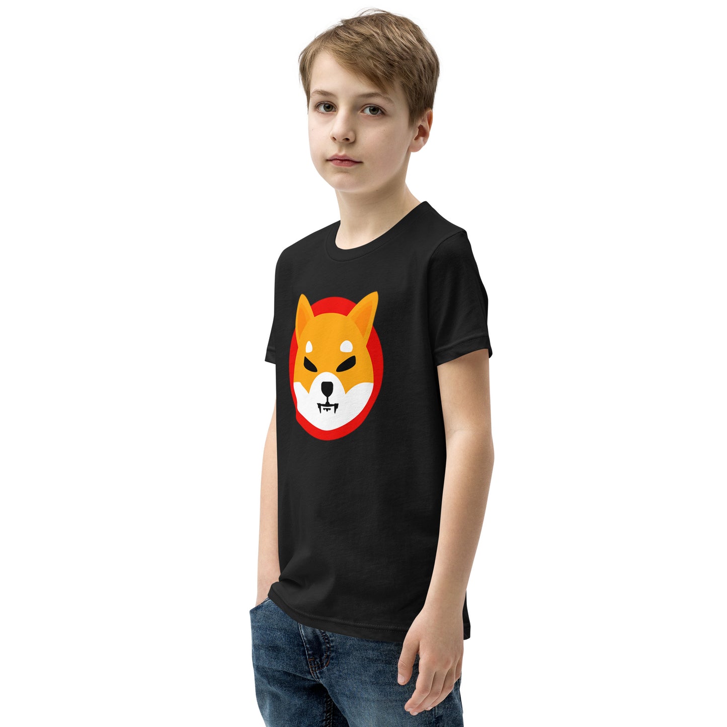 Kinder Shiba Inu Kurzarm T-Shirt