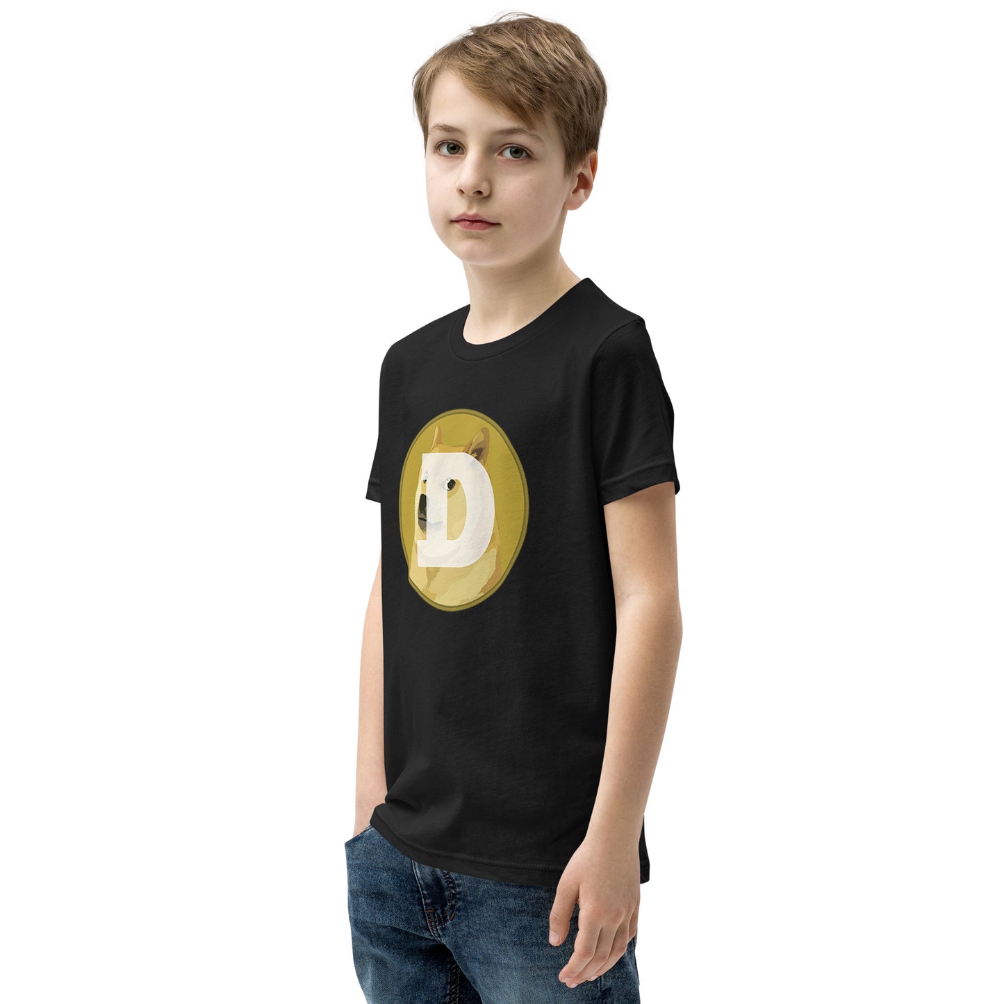 Kids Dogecoin Short Sleeve T-Shirt