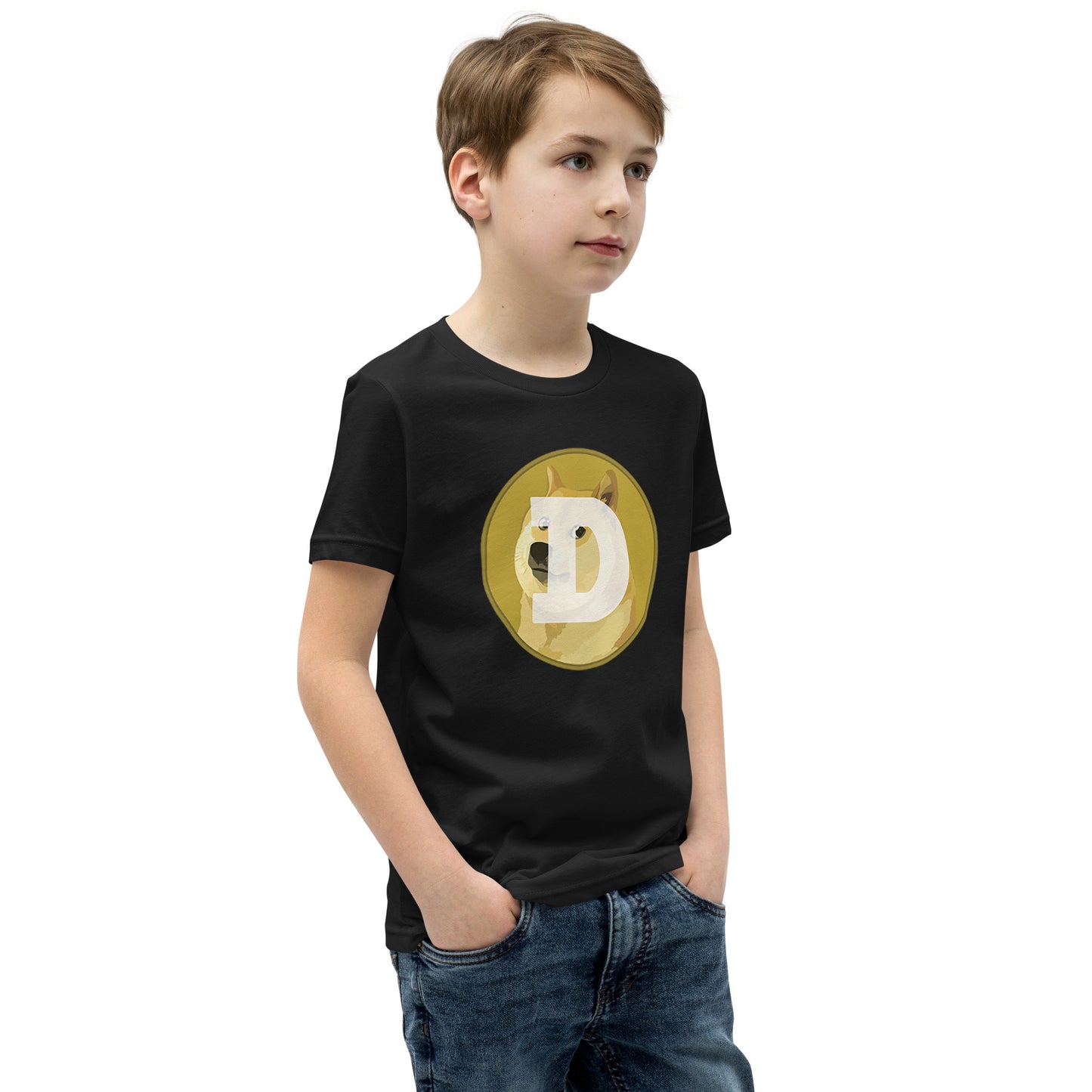 Kids Dogecoin Short Sleeve T-Shirt