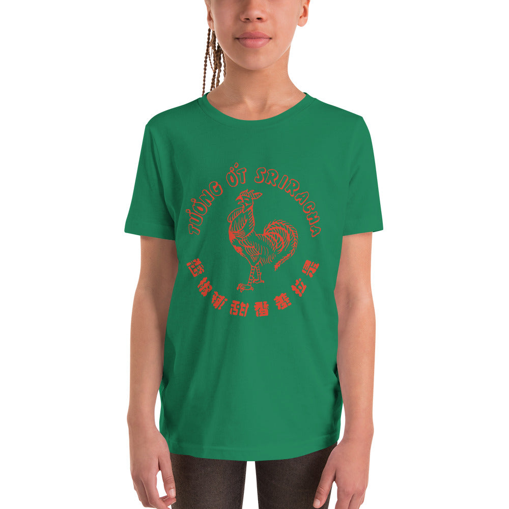 Sriracha Kurzarm-T-Shirt für Kinder