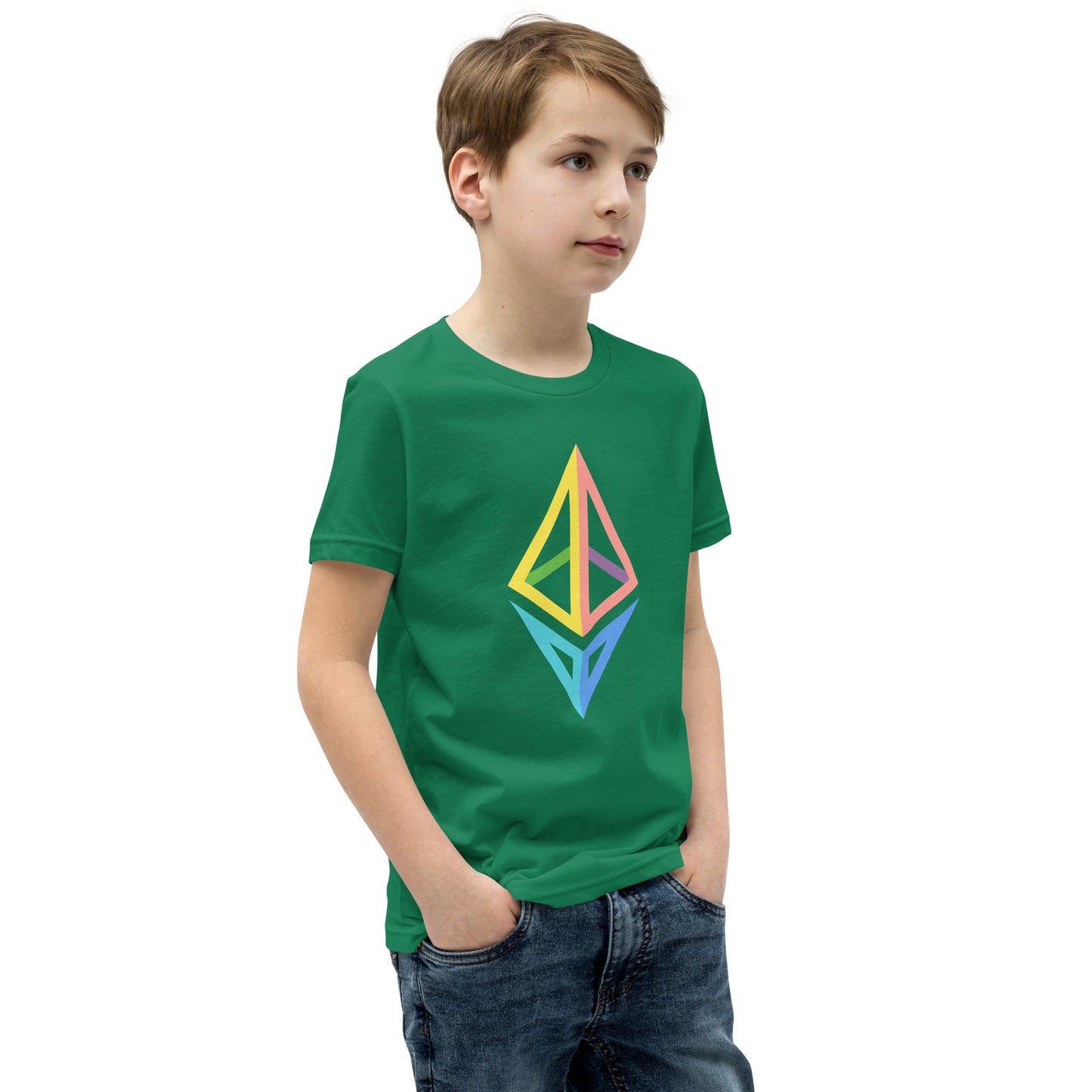 Kinder Ethereum Kurzarm T-Shirt