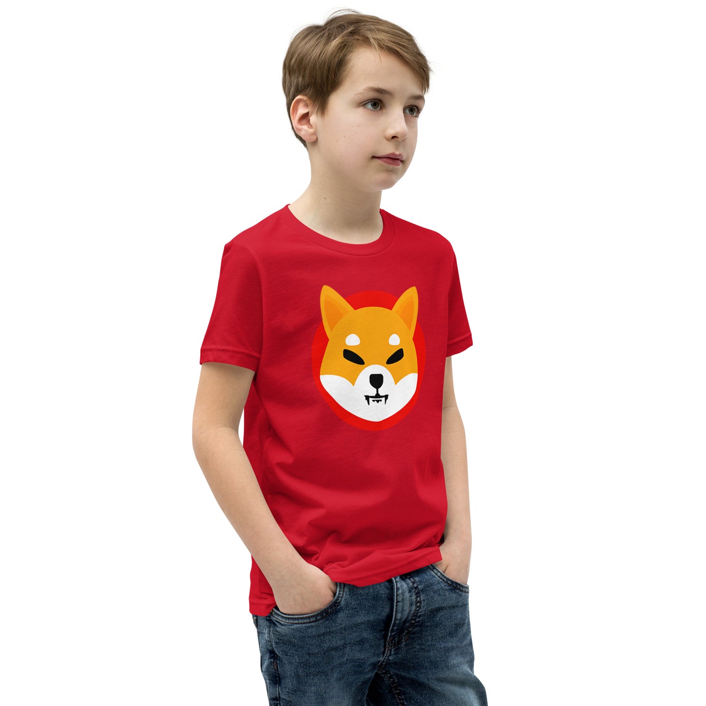 Kinder Shiba Inu Kurzarm T-Shirt