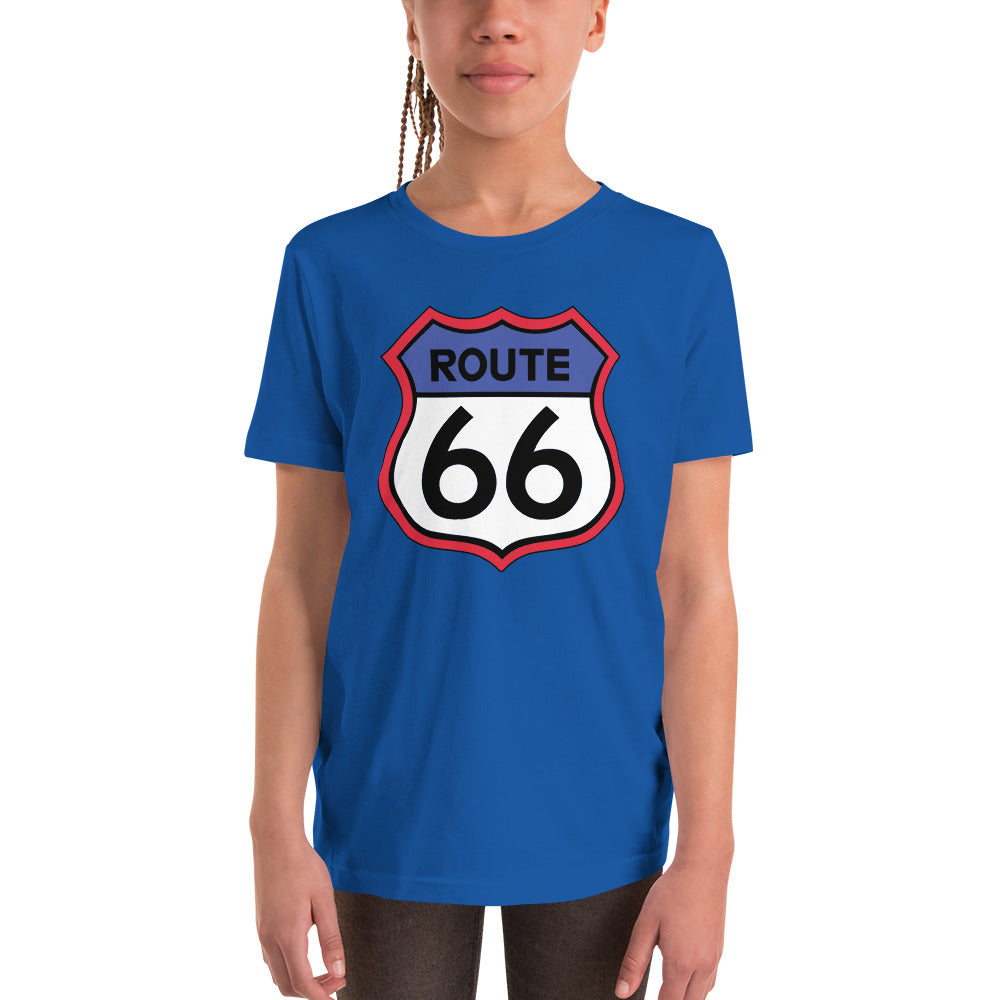 Route 66 Kurzarm-T-Shirt für Kinder