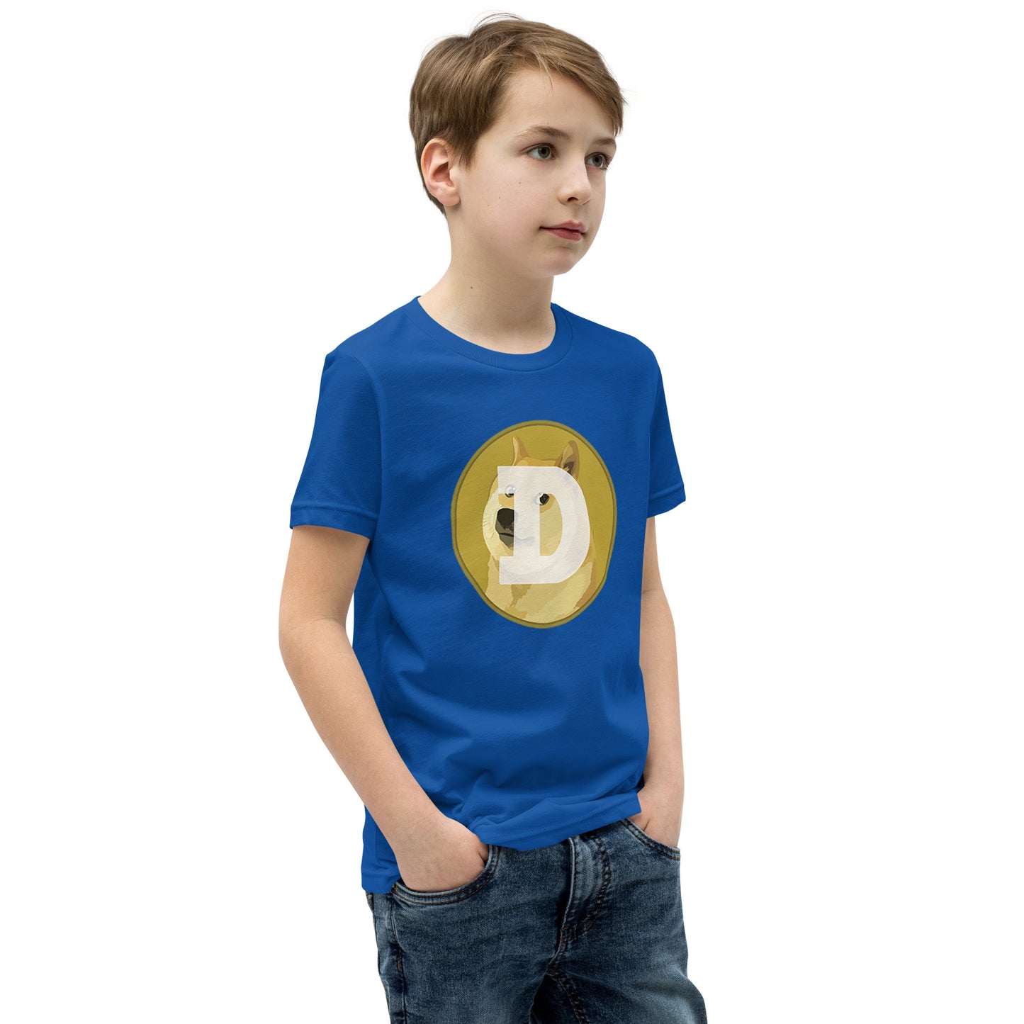 Kids Dogecoin Short Sleeve T-Shirt