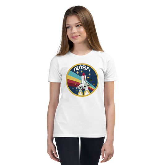 NASA Space Shuttle Kurzarm-T-Shirt für Kinder