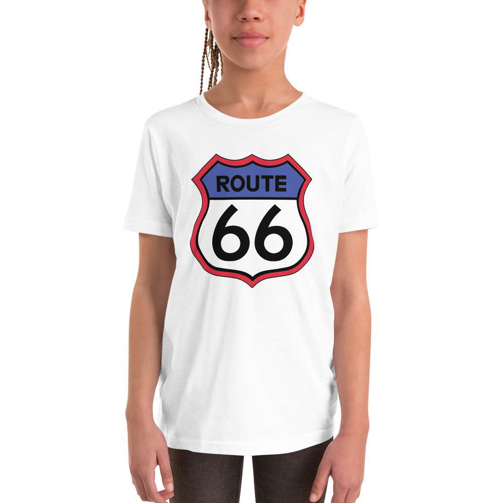 Route 66 Kurzarm-T-Shirt für Kinder