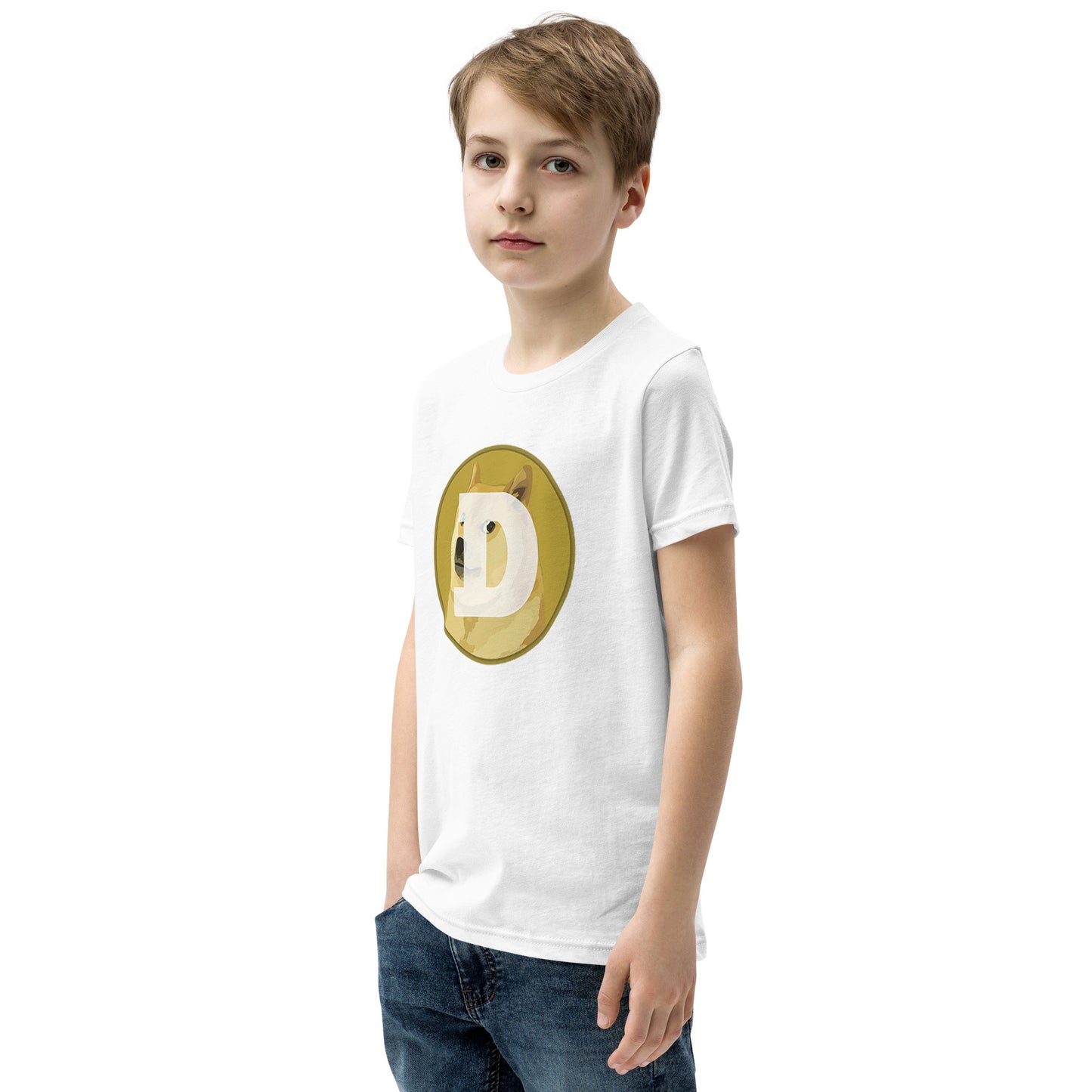 Kids Dogecoin Short Sleeve T-Shirt