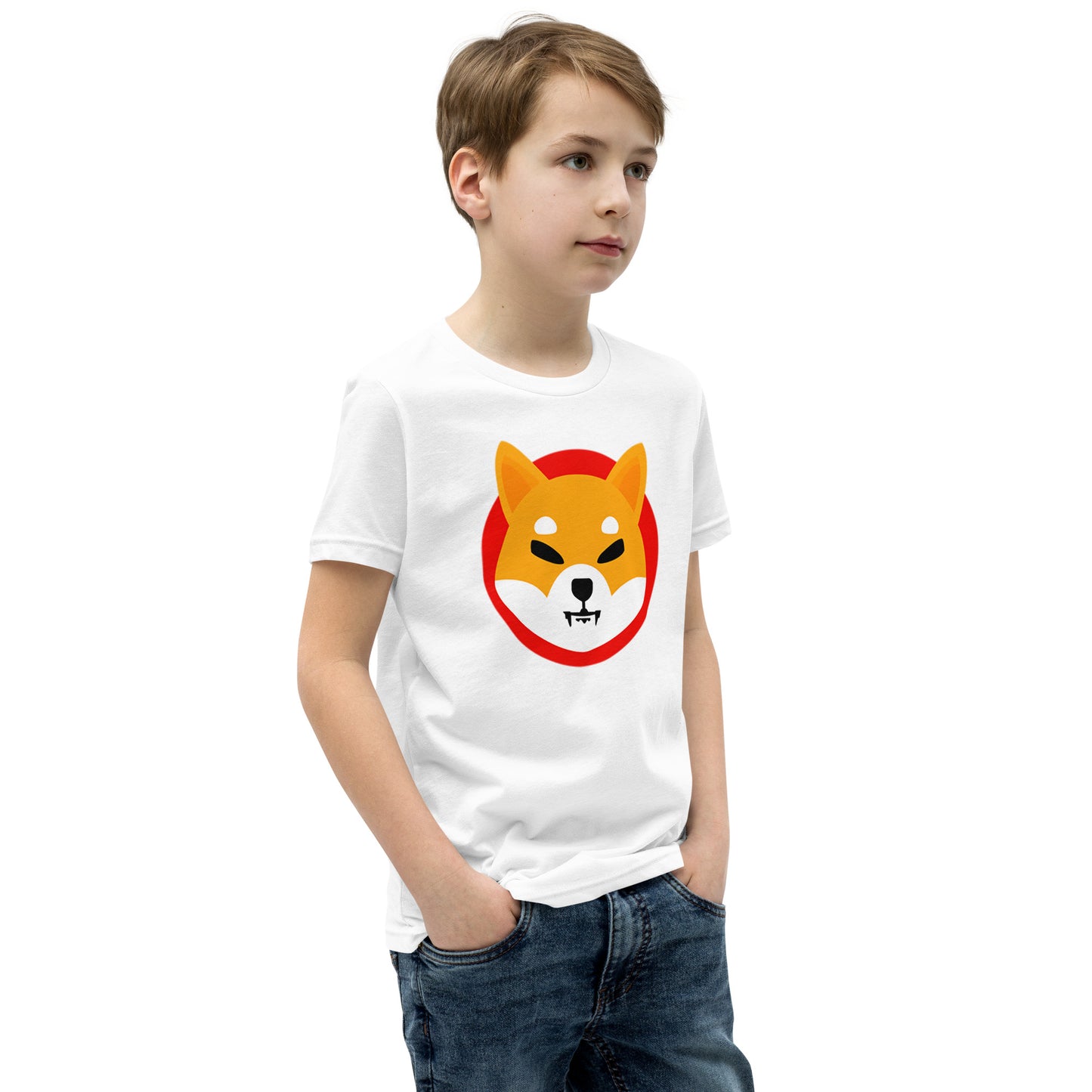 Kinder Shiba Inu Kurzarm T-Shirt